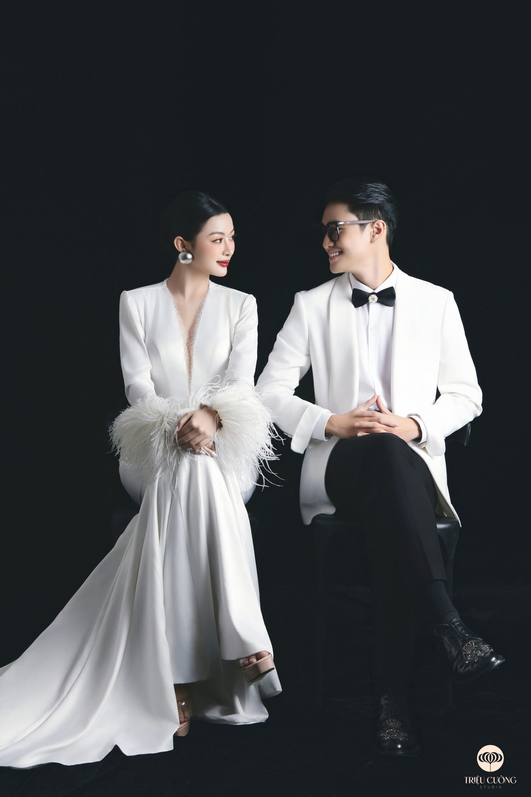 Chụp ảnh cưới Hàn Quốc trong studio